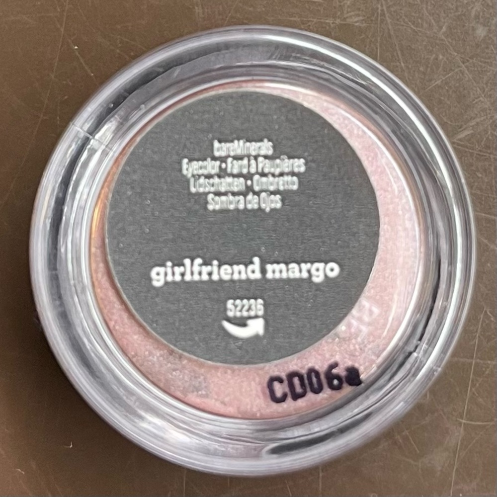 Bare Minerals 0.28g/0.01oz Eyeshadow Girlfriend Margo